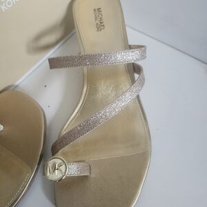 Michael Kors Women's Gold Sandals Sz 10 NIB